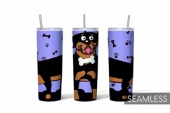 Dogs Tumbler Sublimation | 20 oz | Taper | Straight Product Image 5