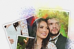 Wedding Paper Cut Photo Effect Product Image 11
