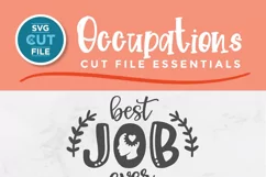 School counselor best job- a school counselor SVG file Product Image 4