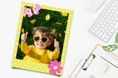 Editable Kids Polaroid Frame Canva Template | Cute Photos Product Image 3