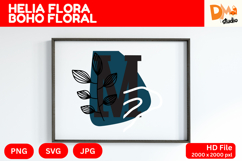 Helia Flora Boho Floral Monogram Product Image 1