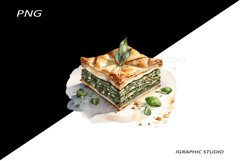 Greece summer clipart, Mediterranean Food Clipart, Product Image 1