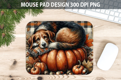 Dog Mouse pad Sublimation - Thanksgiving PNG Design Product Image 1