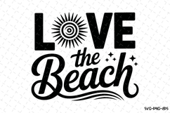 Love the Beach svg | Summer Svg | Svg Cut Files Product Image 1