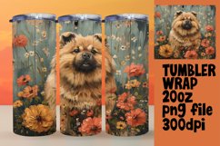 Tail-Wagging 20oz Sublimation Tumbler Designs Product Image 1