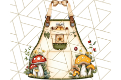 Cottagecore Kitchen Mixer, Apron PNG Clipart, Retro Floral Product Image 3