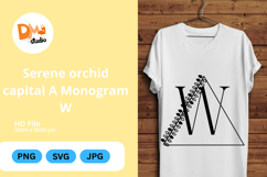 Serene Orchid Capital Monogram Product Image 1