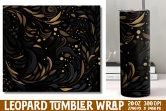 Leopard Print Tumbler Wrap Sublimation Product Image 1