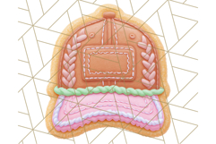 Baseball Cap Cookie Clipart PNG, Fun Hats in Cute Styles Png Product Image 3