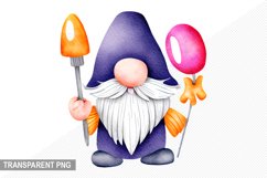 Halloween Gnome - Halloween Gnome Sublimation Design Product Image 1
