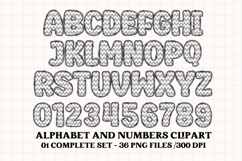 Father’s Day Alphabet clipart, father’s day letters doodle Product Image 2