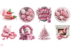 Pink Christmas Morning Clipart Product Image 3