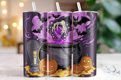 Happy Halloween Tumbler Wrap | Sublimation | Tumblers Product Image 1