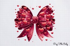 Coquette Valentine Clipart PNG Product Image 1