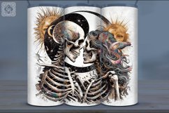 4 Skeleton Lovers Tumbler Wrap Sublimations, 20 oz Product Image 2