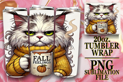 BRIGHT HORIZONS 20oz TUMBLER WRAP, Grumpy Cat Product Image 1