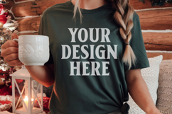 Blue Spruce Christmas Comfort Colors 1717 Mockups, CC 1717 m Product Image 1