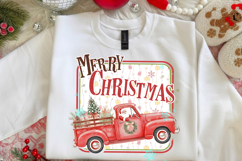 Merry Christmas PNG File, Christmas Time Digital Download Product Image 1