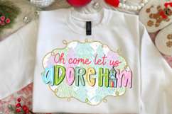 Joy to the World png Jesus Christmas PNG, Coquette Christmas Product Image 3