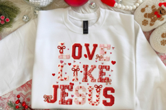 Latch Hook Yarn Crochet Love Like Jesus Png Product Image 3