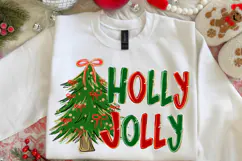 Preppy Christmas Png Glitter Coquette Christmas Tree Png Product Image 3