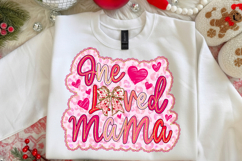 Brushstroke Valentine png, xoxo png, Heart bow png Product Image 3