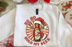 Hold My Beer PNG, Christmas PNG, Funny Christmas Shirt Product Image 2