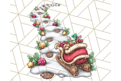 Christmas North Pole Village PNG Clipart, Cute Holiday Art Product Image 3