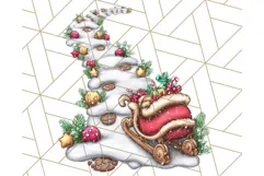Christmas North Pole Village PNG Clipart, Cute Holiday Art Product Image 3