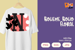 Boheme Boho Floral Monogram Product Image 1