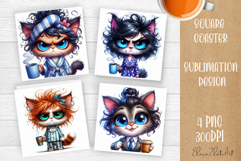 Sarcastic animal Coffee Mug Sublimation, Quotes Coaster Product Image 1