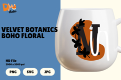 Velvet Botanics Boho Floral Monogram Product Image 1