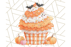 Kawaii Halloween Clipart Cute Kids and Candy Elements Png Product Image 3