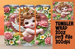 STUNNING 20oz Tumbler Design for Any Occasion , 3D Cupid Product Image 1