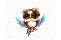 Vintage Steampunk Forest Animal PNG Clipart for Sublimation Product Image 3