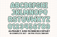 Baby Boy Alphabet PNG Clip Art, baby boy letters doodle Product Image 2