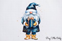 Luxury Blue And Gold Christmas Clipart PNG Product Image 1