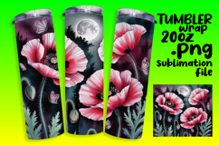 20oz Customizable Tumbler Design , Flowers Product Image 1