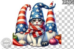 4th of July kitchen Cat Sublimation - 4th of July Cat Product Image 1