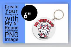 Stylish Circle Design for Sublimation , Funny Ghost Product Image 1