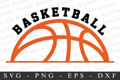 Basketball Monogram SVG | SVG Cut files | Cricut Product Image 1