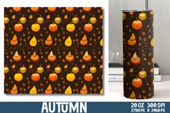 Autumn Tumbler Wrap, Tumbler Wrap PNG Product Image 1