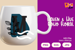 Haven &amp; Hue Boho Floral Monogram Product Image 1