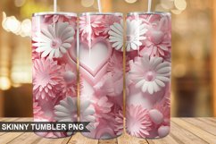 3D Valentine&#039;s Day PNG Tumbler Design Product Image 1