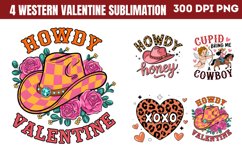 Western Valentine Sublimation Bundle PNG Product Image 4