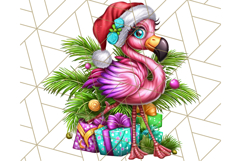 Summer Christmas Clipart PNG, Tropical Holiday Art Clip Art Product Image 3
