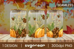 Floral Libbey Wrap Png | Beer Can | 16 Oz Libbey Glass Product Image 1