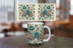 Mug Wrap Sublimation - roses Product Image 1