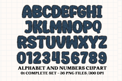 Father’s Day Alphabet clipart, father’s day letters doodle Product Image 2