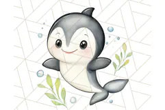 Under the Sea Nursery Clipart, Ocean Animals PNG Product Image 3